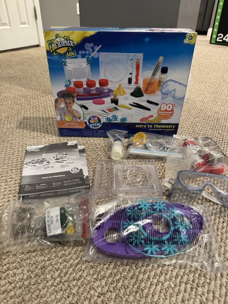 EduScience Lab Intro to Chemistry 90+ Experiments STEM