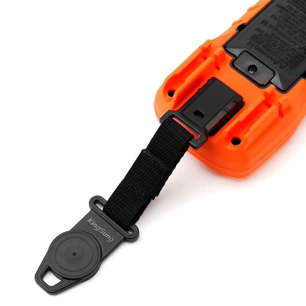 2 Pack Magnetic Multimeter Hanger Strap Works Compatible with Klein Black