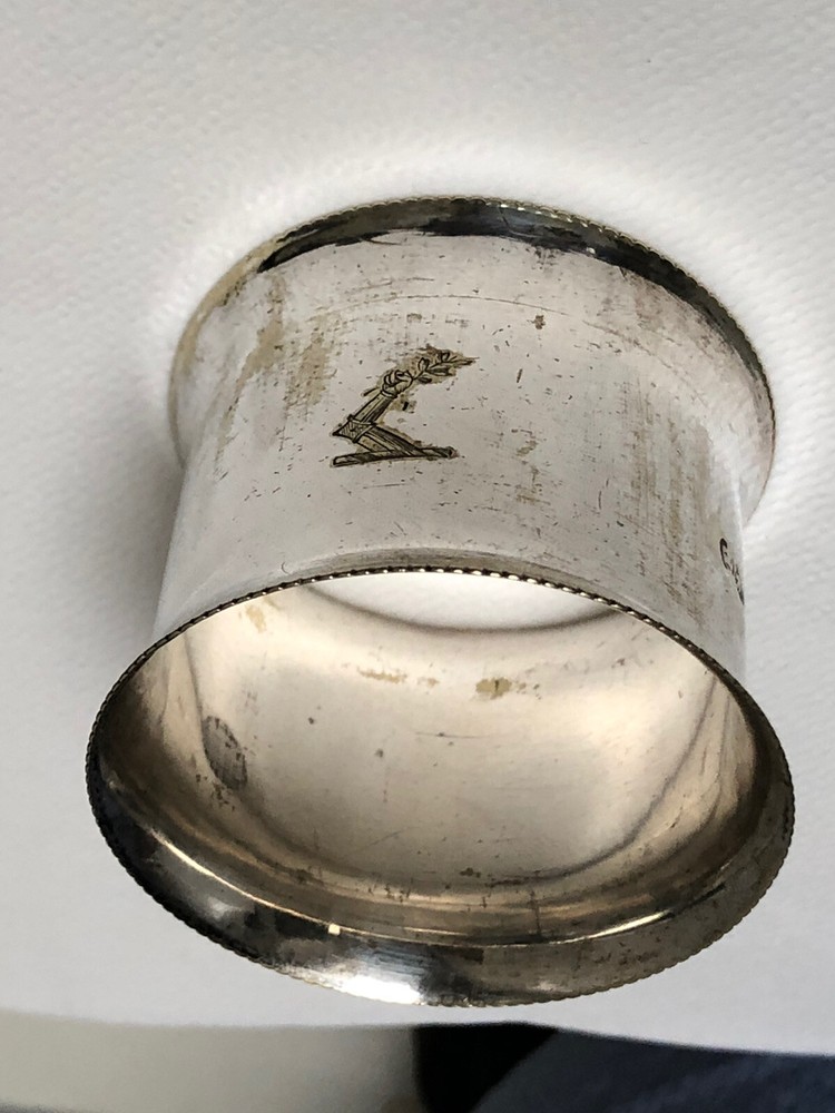 Sterling Silver Napkin Ring Hallmarked 23.7gr