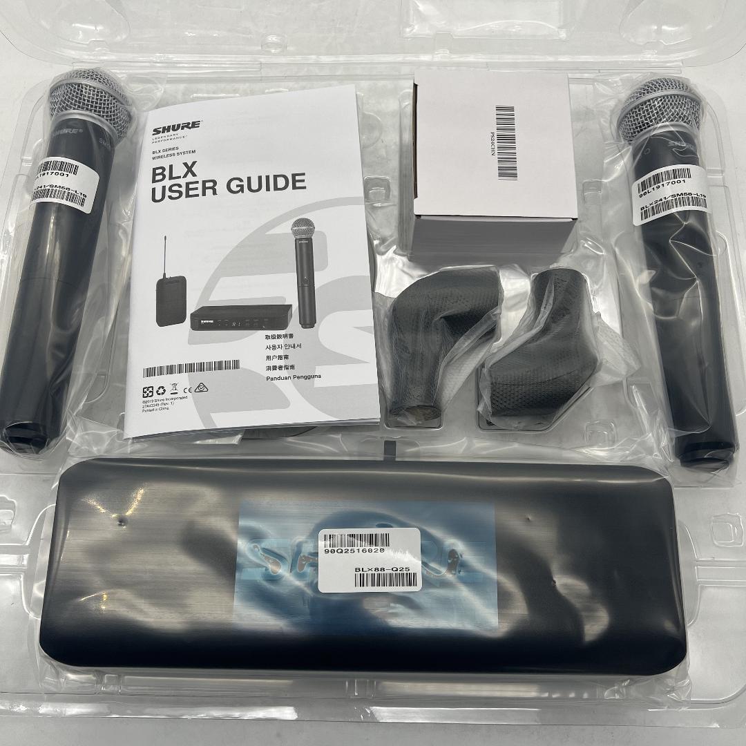 New BLX288/SM58 Dual-Channel Wireless Handheld Microphone System
