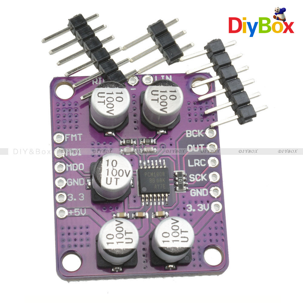 PCM1808 Audio Stereo ADC Single-Ended Analog-Input Decoder 24bit Amplifier Board