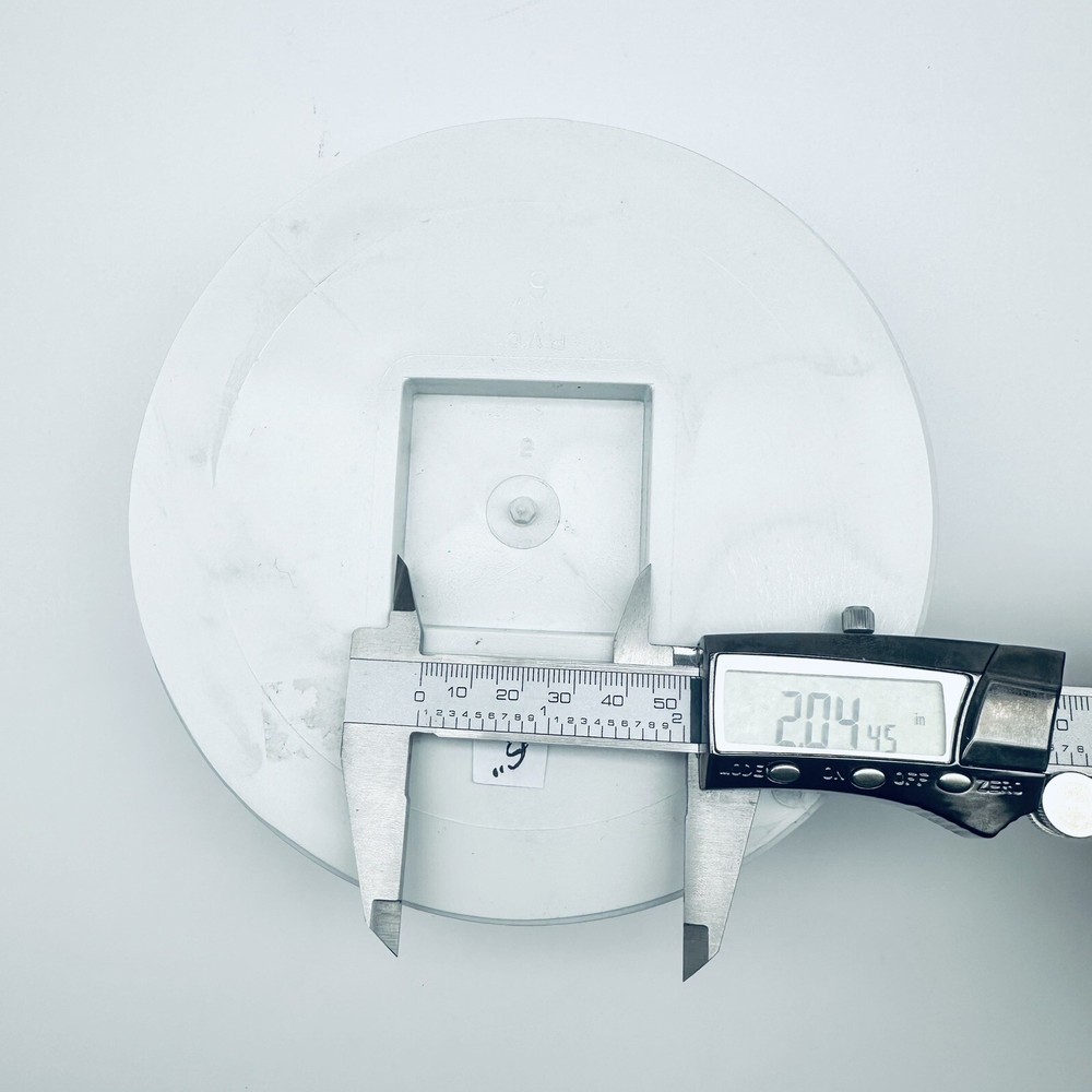 2-PACK 6" PVC COUNTERSUNK PLUG THREADED SDR35