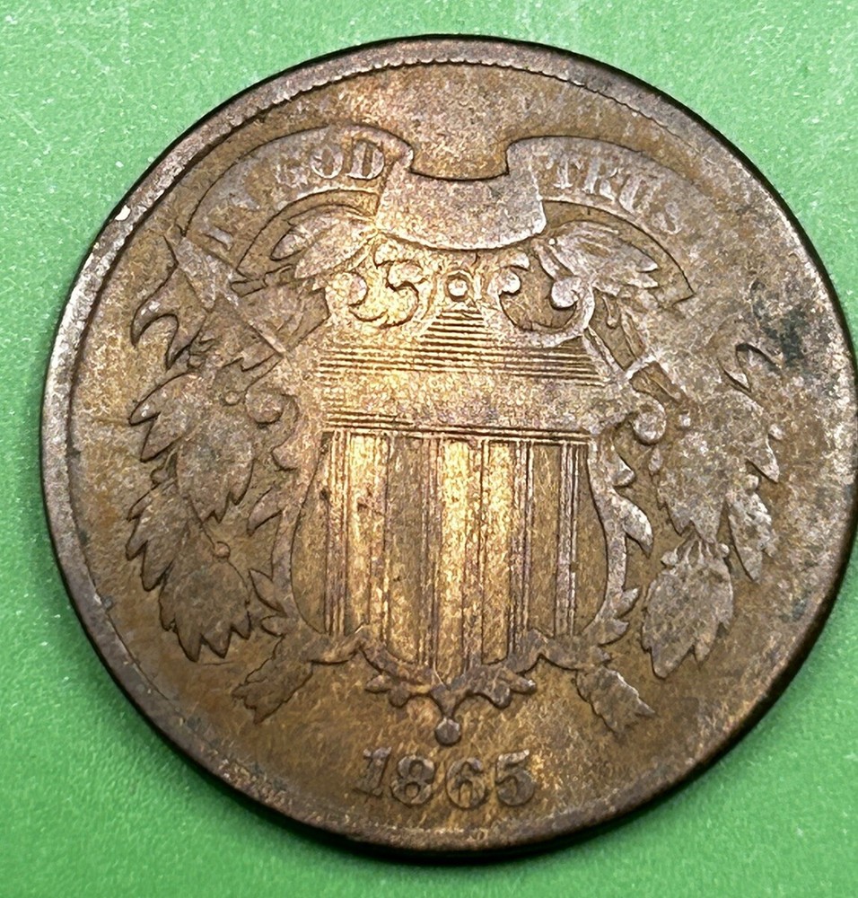 1865 2C Two Cent BN F - 24150