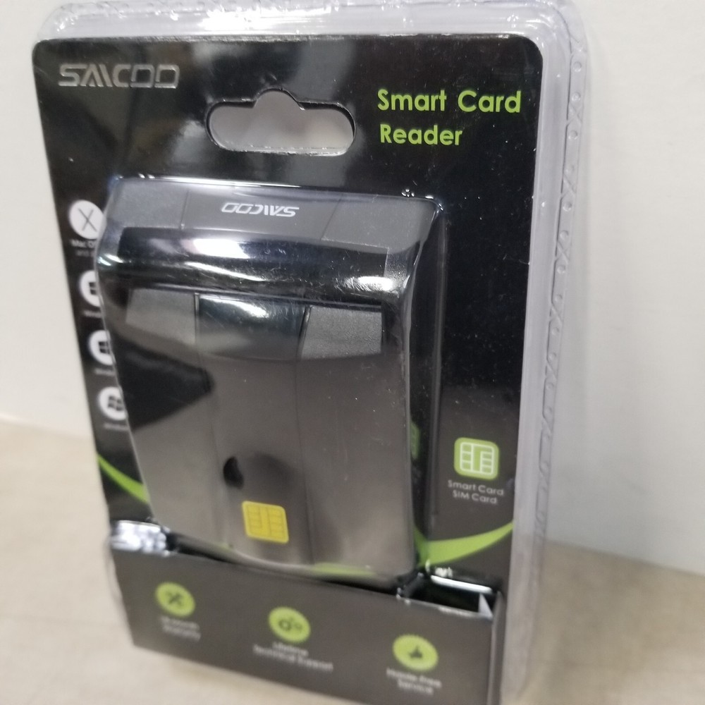 High Speed USB 1m Cable With USB Type A Connector Smart Card Reader