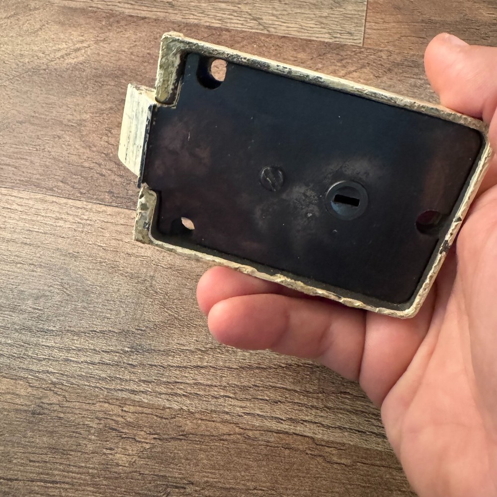 Vintage Eagle Deadbolt Lock GREAT ACTION No Key