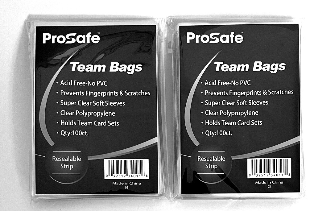 Card Sleeves Holders Trading Team Bags, Resealable, 100/500/1000/1200/5000/10000