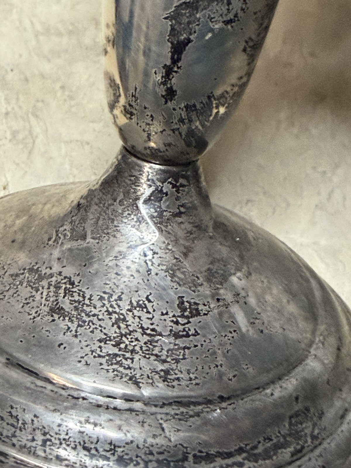 2 Towel Sterling Silver 49 Candle Holder Candlestick Filagree Inserts Weighted