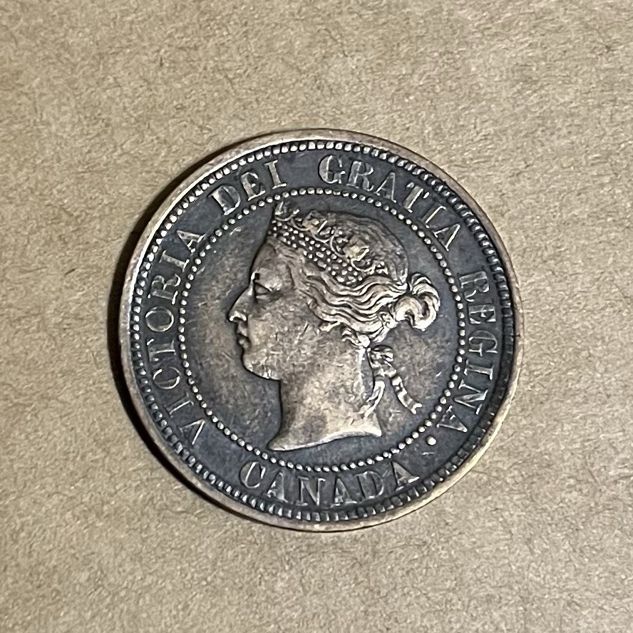 1882-H Canada One Cent Nice Original RD / BN / RB Uncirculated Luster KM-7