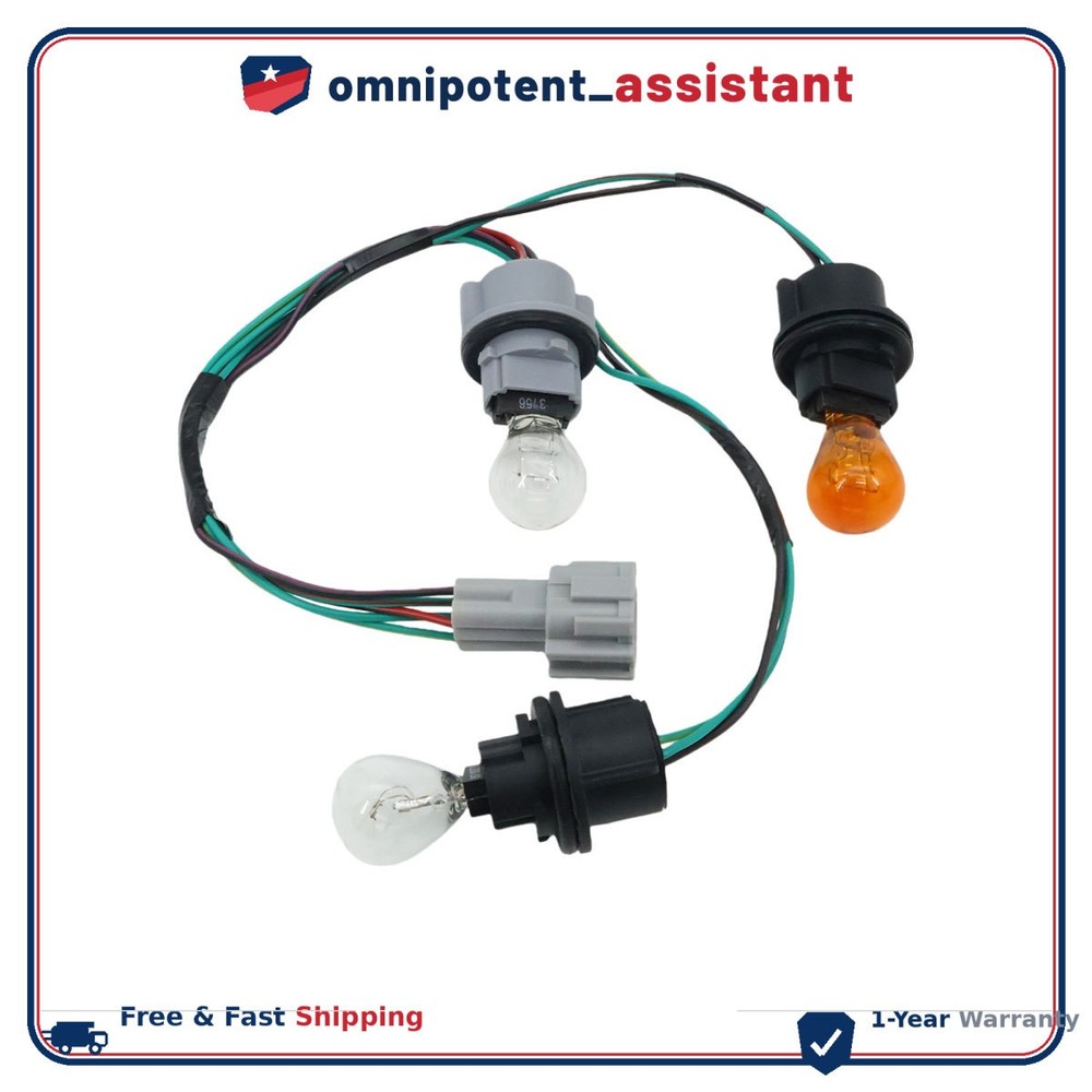 Socket & Wire Tail Light Wiring Harness For Nissan Frontier 1998-2002