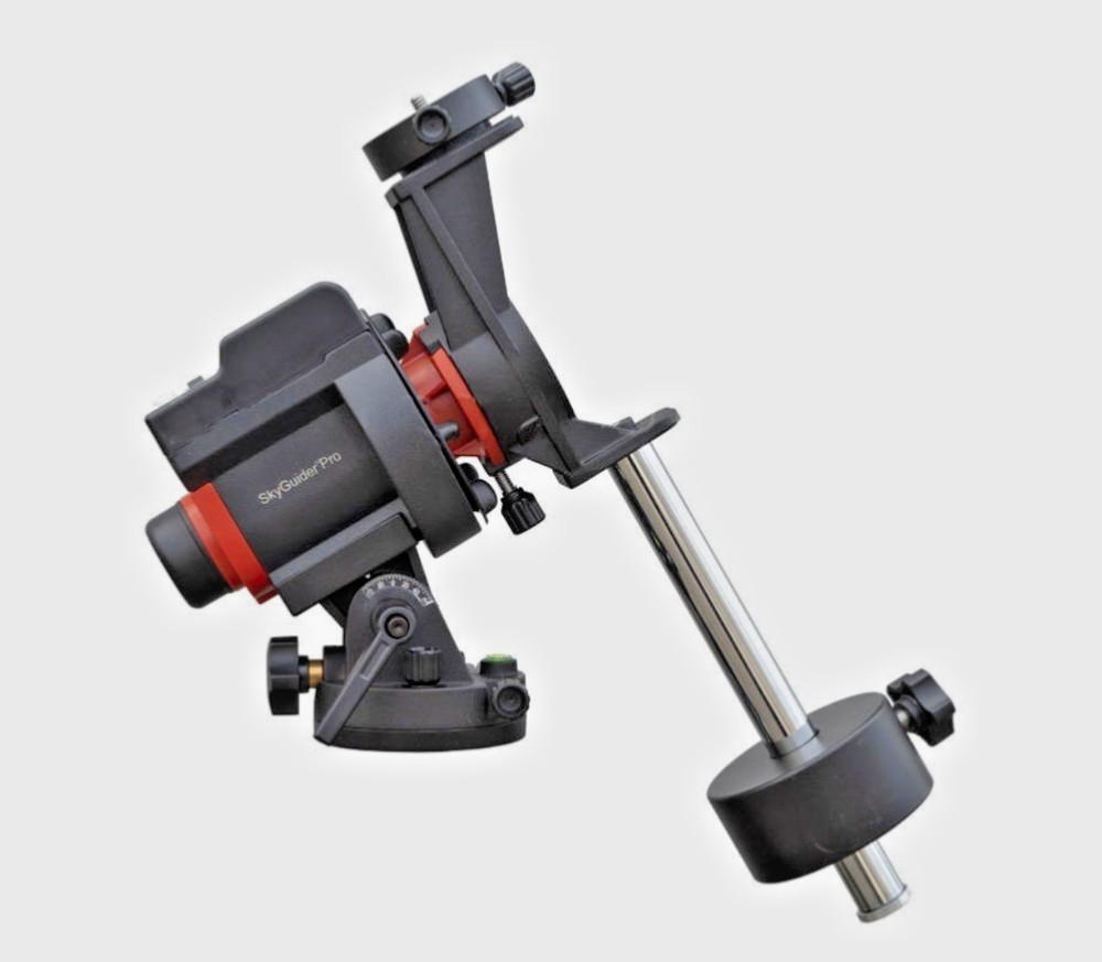 iOptron SkyGuider Pro Camera Mount + Polar Scope and Green Laser Pointer