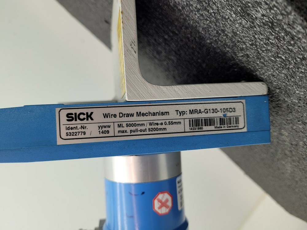 SICK MRA-G130-105D3 5322779 Wire Draw Rope Absolute Encoder 5000mm Working Pull