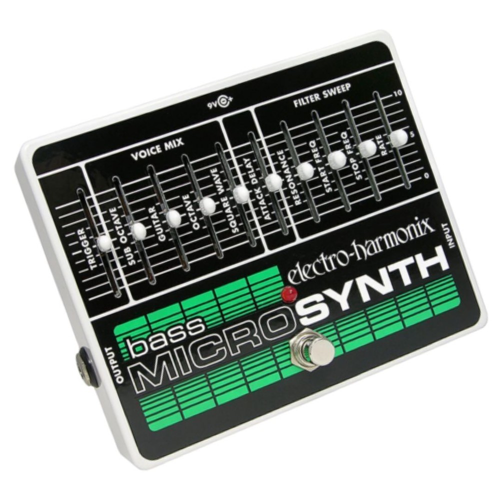 Electro-Harmonix Bass Micro Synth Pedal W/Power Supply