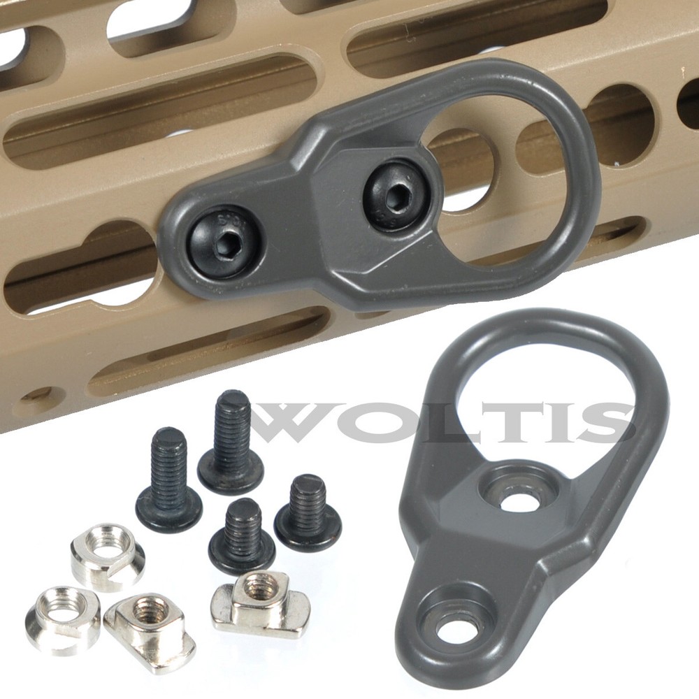 Gun Sling Mount Swivel Adapter for Keymod&M-Lok MP MOE Rail