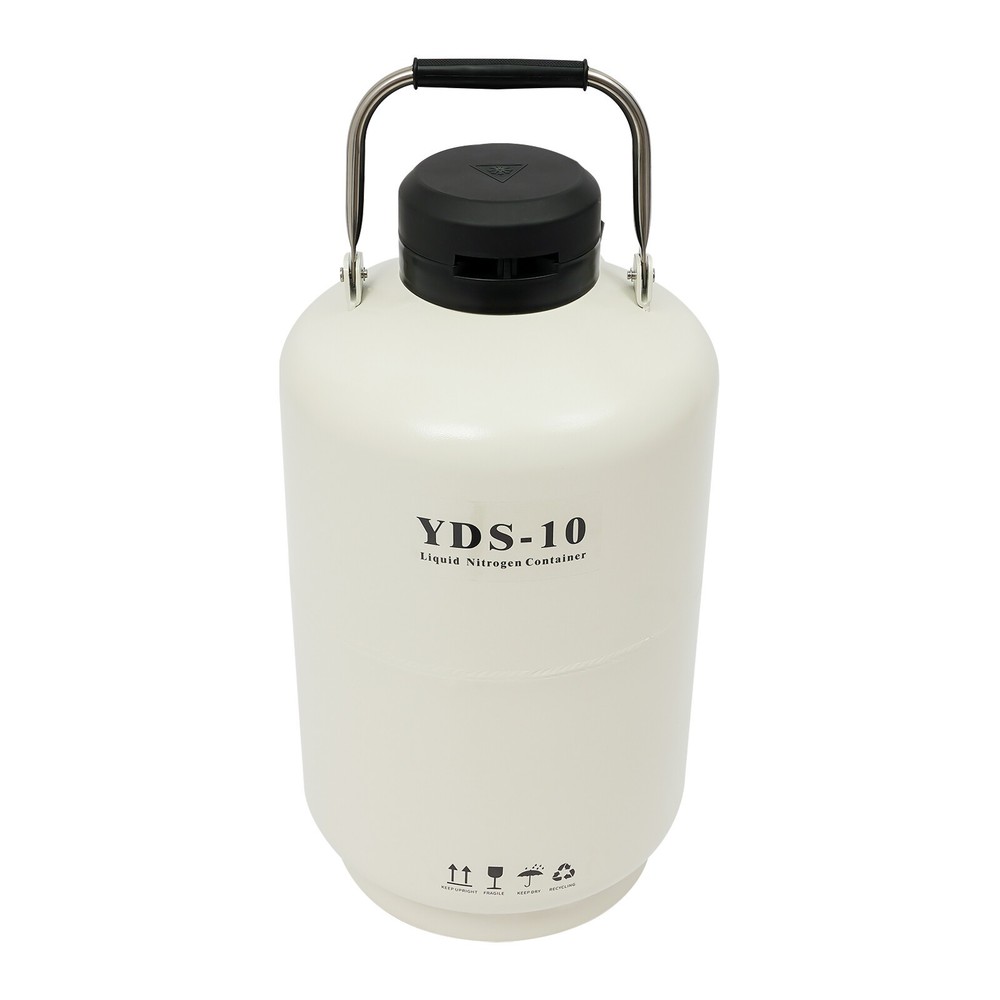 10L Liquid Nitrogen Container Liquid Nitrogen Tank Nitrogen Cryogenic Container
