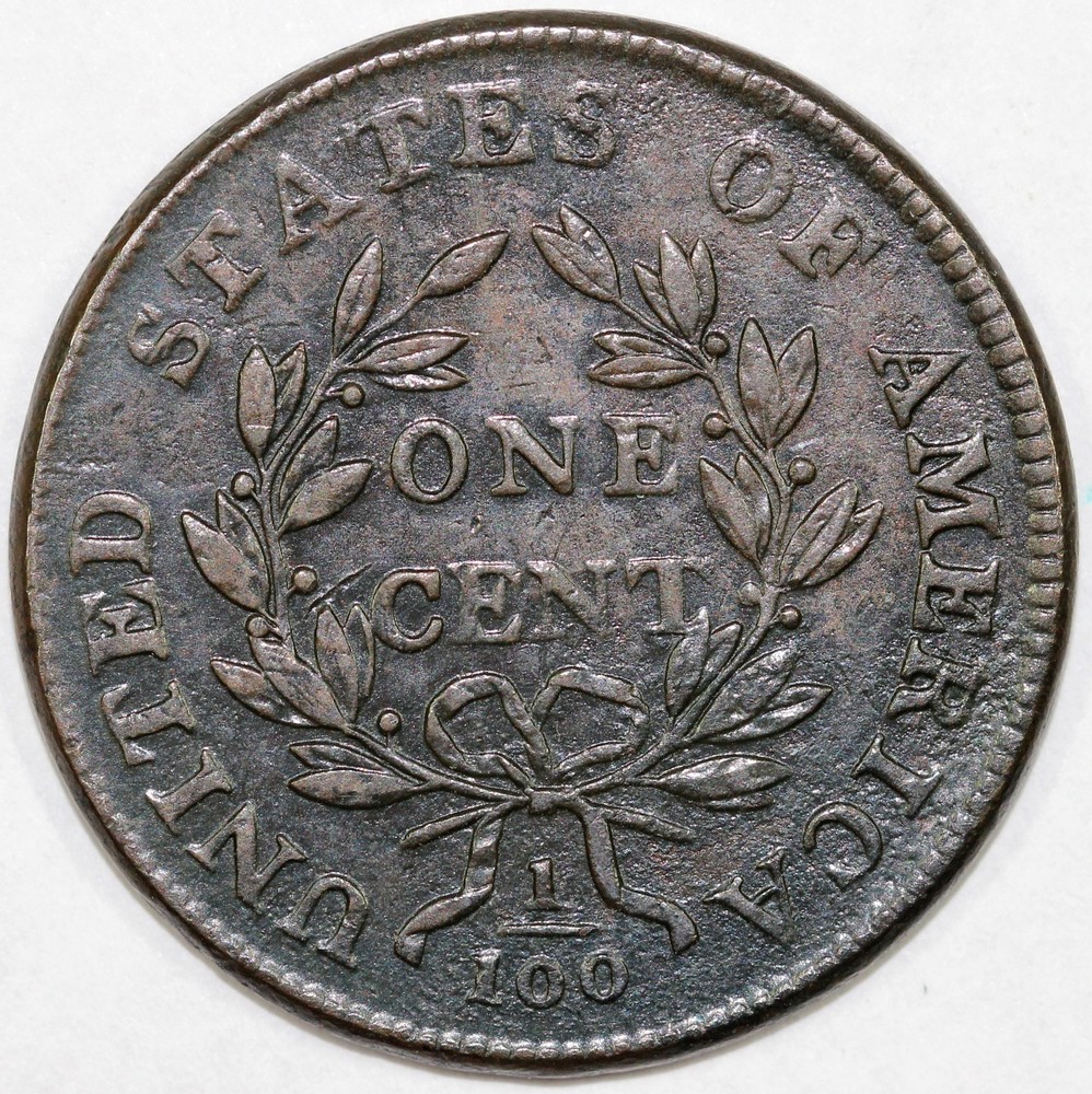 1800 1c S-208 Draped Bust Large Cent EX; EAC 2016