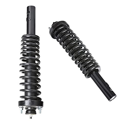 Left Right Complete Struts Shock Absorber Compatible with Civic Front Black