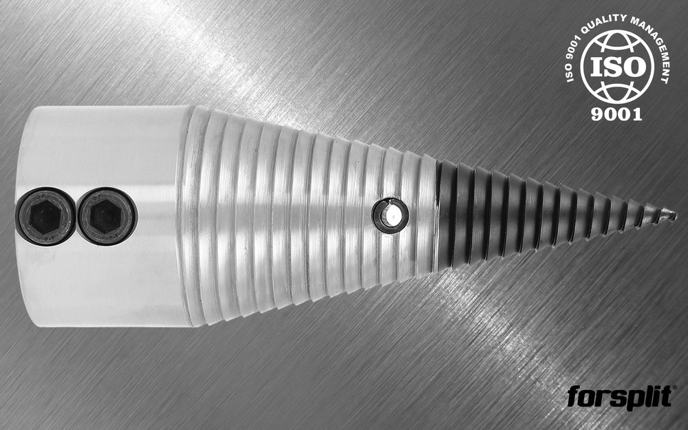 Drill cone cone splitter 90 mm wood splitter interchangeable pointed...