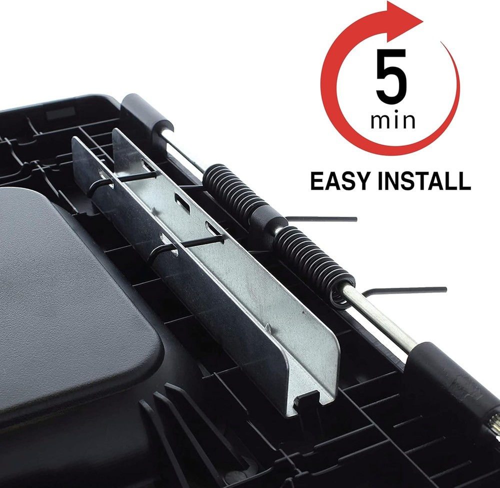 Center Console Lid Replacement Kit for 99-07 Silverado, Dark Gray