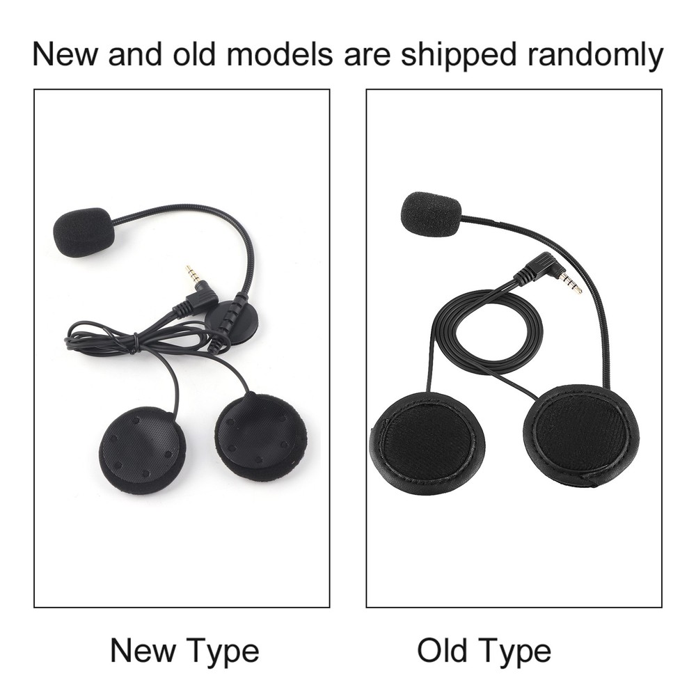 »Motorcycle Headphone Microphone Intercom 3.5mm Jack Plug V4 / V6 Compatible