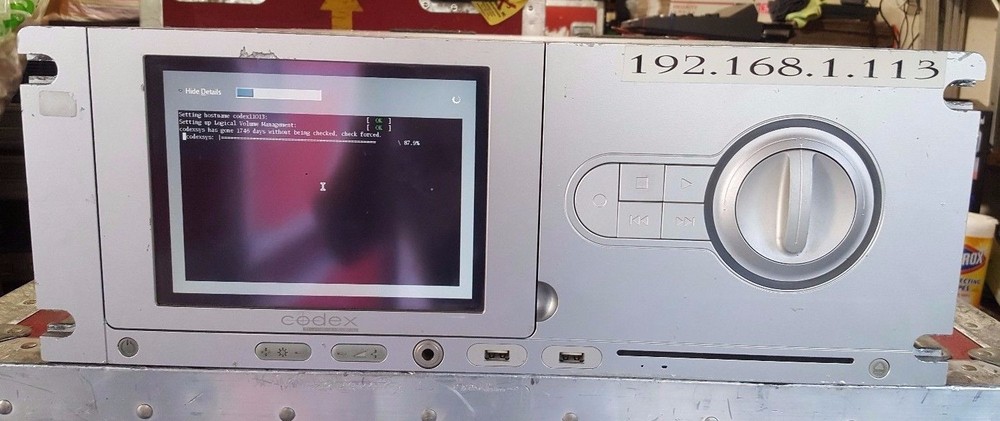 Codex Digital Lab DIGILAB CDR1 Recorder & Road Case