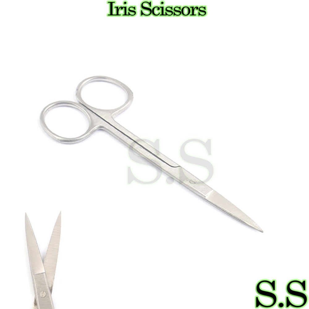 Iris Scissors 4.5" Straight Surgical Dental Instruments