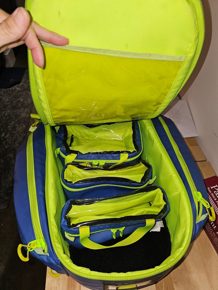 StatPacks G3 Quicklook EMS AED Medic Backpack Bag Blue Stat Packs