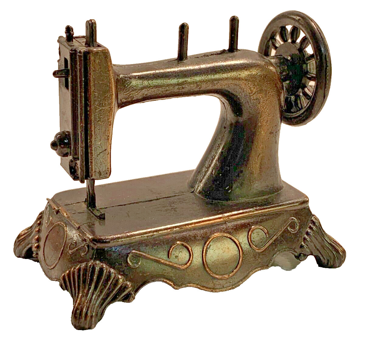 Vintage Die-Cast Pencil Sharpener Singer Style Sowing Machine Works PSD2