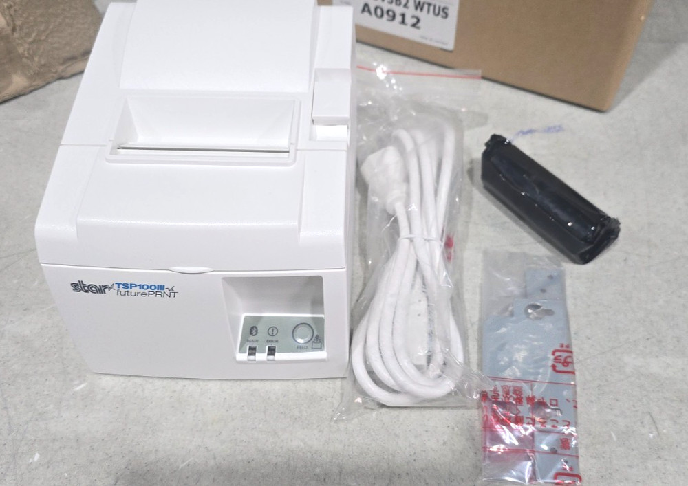 Star Micronics TSP143IIIBI2 WT US Wireless Thermal Printer (39474810)
