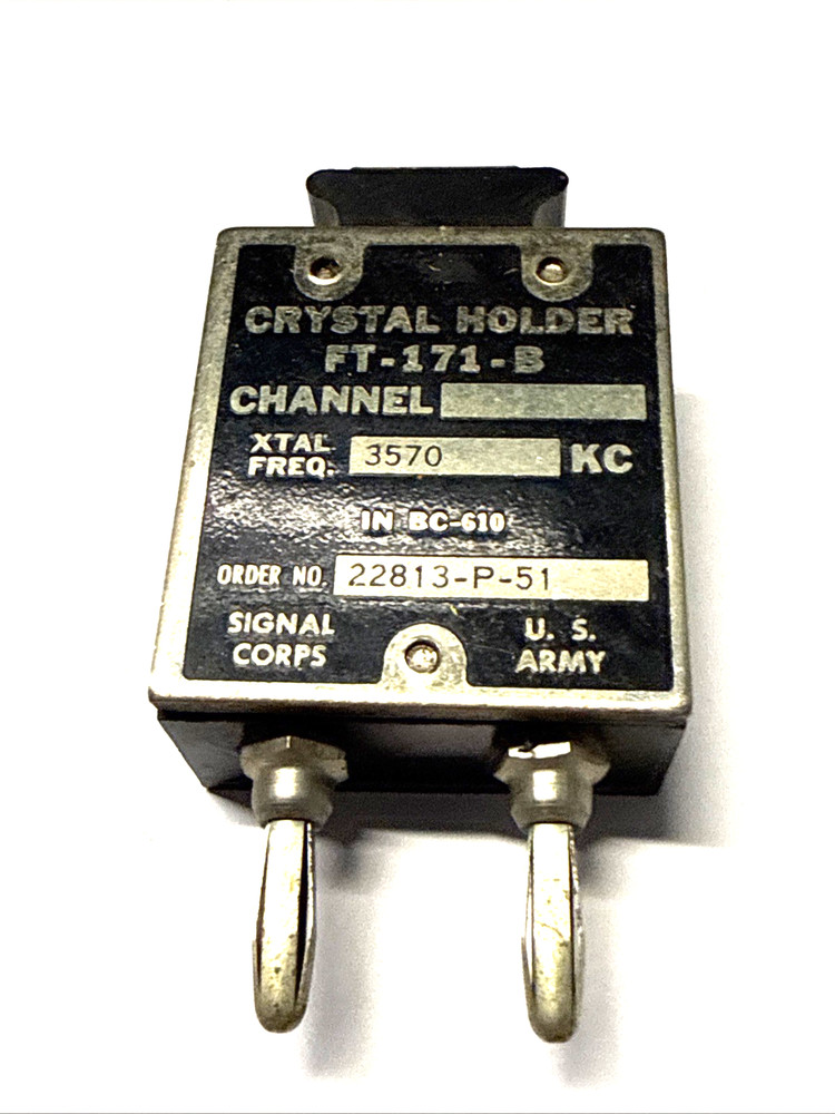 PARASET replica  transceiver ORIGINAL 3.570 MHz crystal holder  FT-171-B