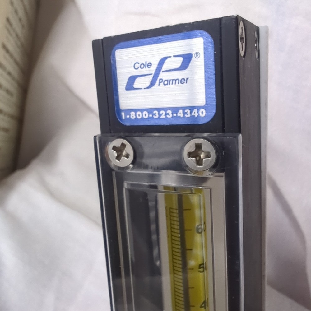 Cole-Parmer PMR1-010272 Masterflex Variable-Area Flowmeter 0-65mm Unused