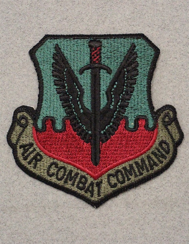 USAF Air Force Patch 216: Air Combat Command - 3", subdued