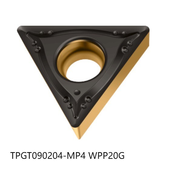 10 PCS  ORIGINAL  INSERTS     TPGT090204-MP4 WPP20G