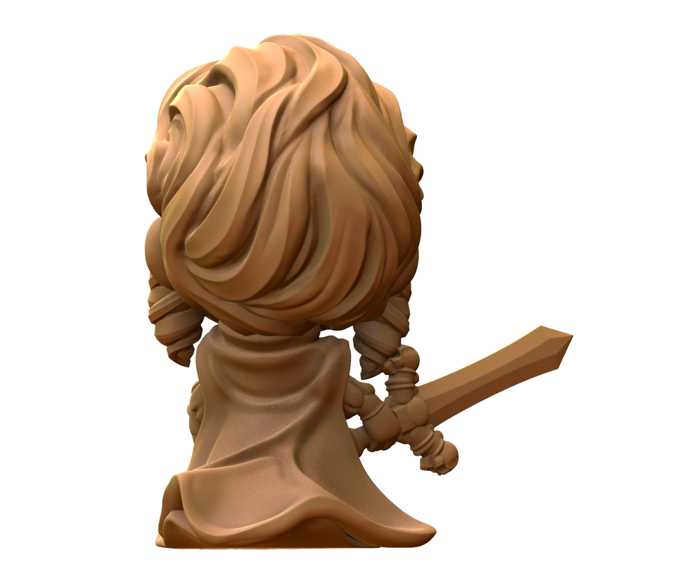 Capsule Chibi - D-World - Death Maiden W/Sword