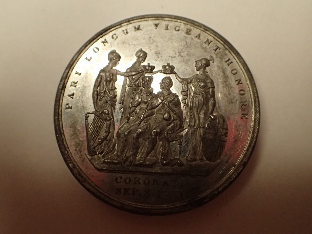 William IV Coronation medal 45mm