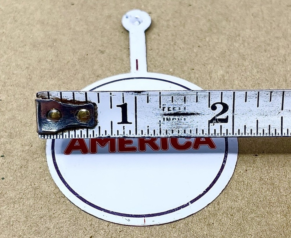 I Love America 1970's Warner Bros Records Promo Tab Pin
