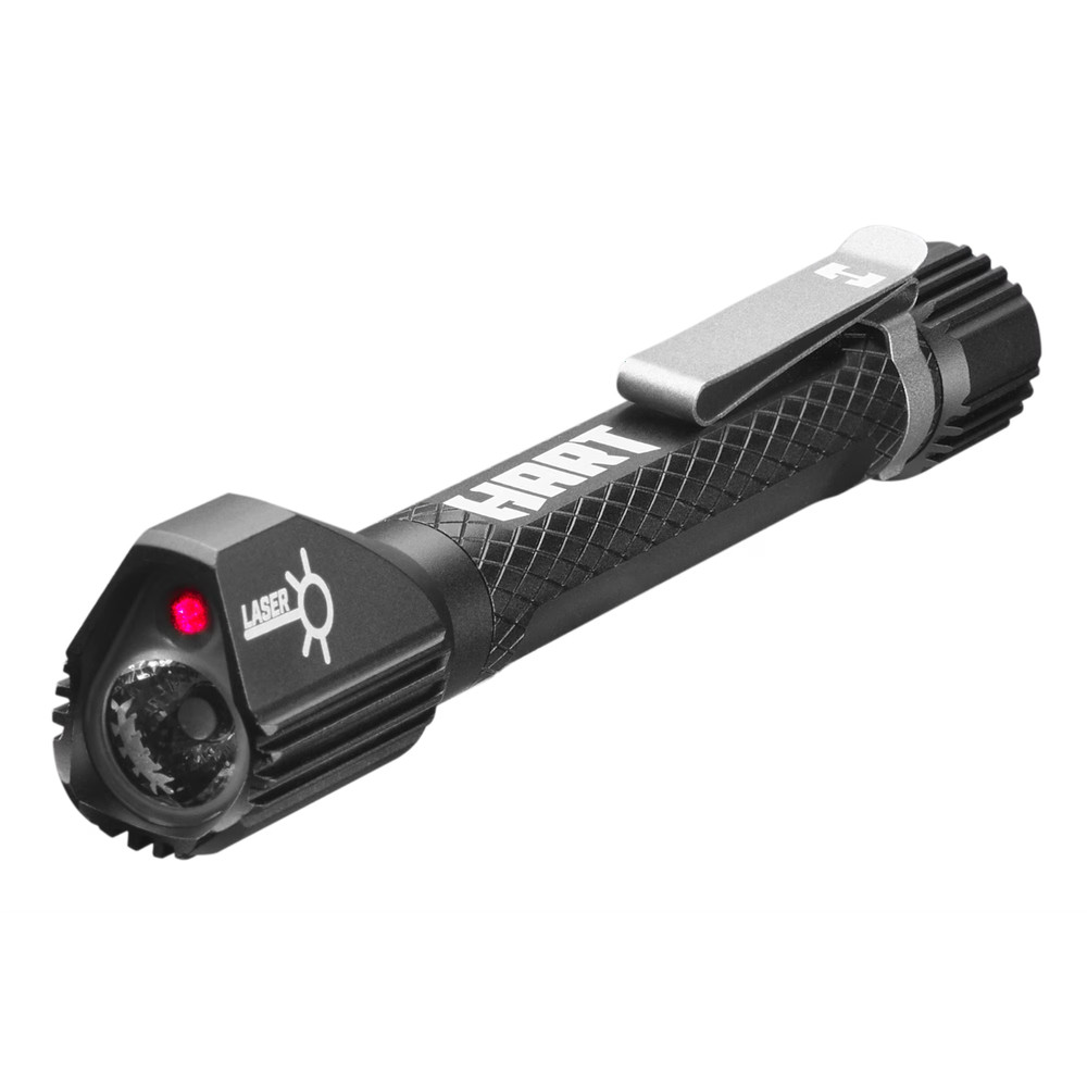 HART LED Pen Light, 150 Lumens, Laser Pointer