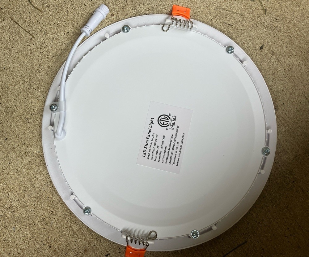8” Recessed Lighting W/ Junction Boxes (12 Pack)