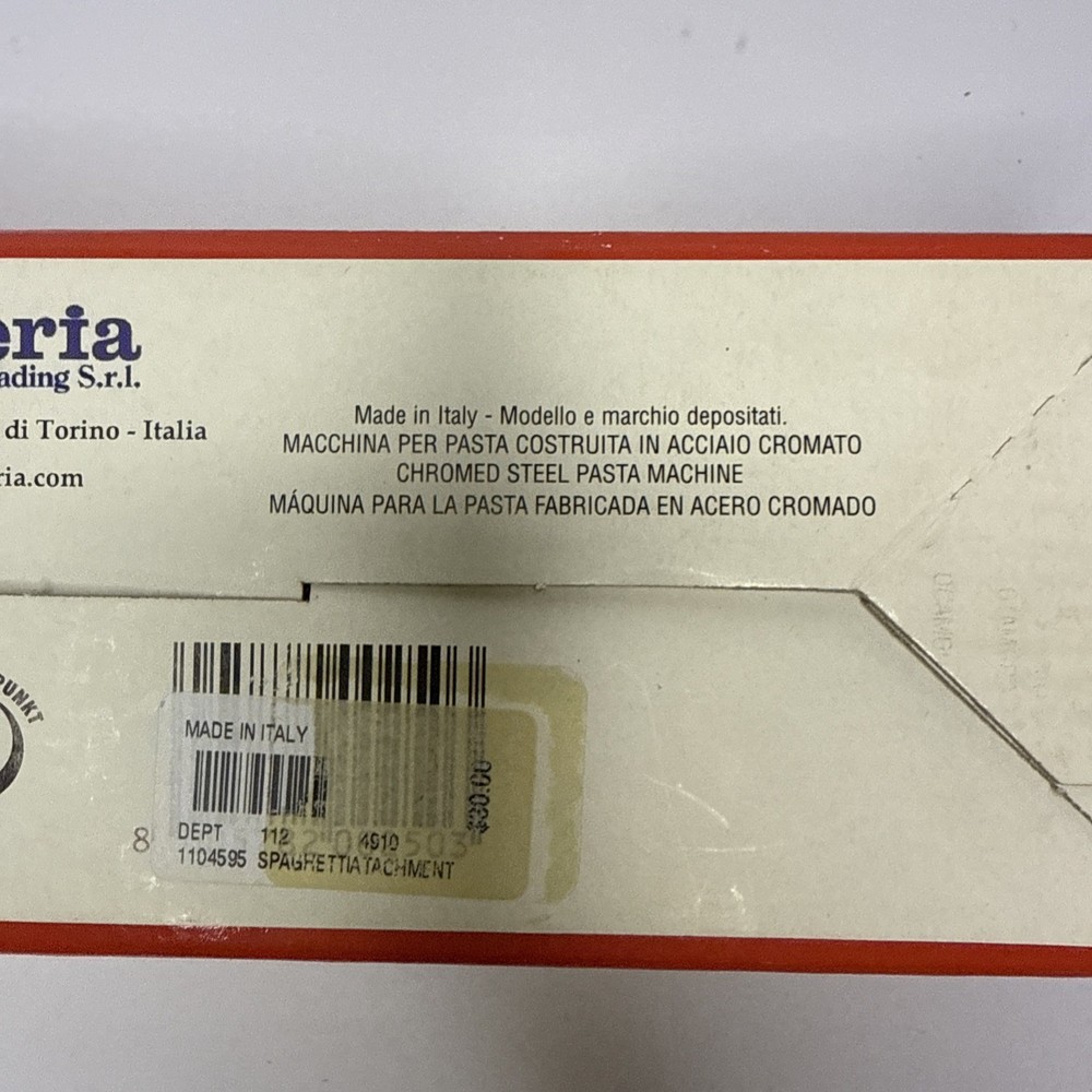 IMPERIA Simplex Pasta Maker Machine Attachment Spaghetti