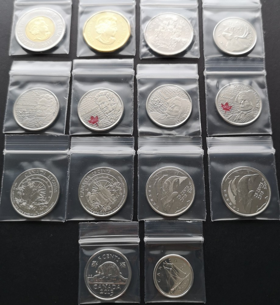 *** CANADA  2013  COMPLETE  UNCIRCULATED  COINS  SET ***