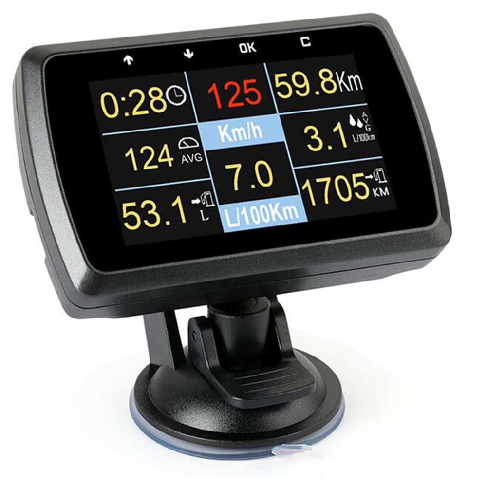 Car OBD OBD2 HUD Digital Meter Speedometer Engine Fault Code Alarm Display A501C