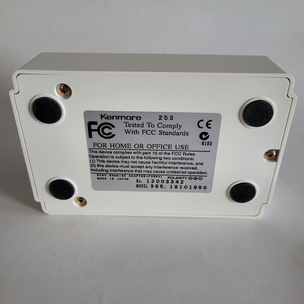 Kenmore R/W 19000 Computerized Embroidery Sewing Machine Data Reader Writer