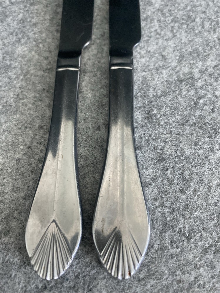 2 pcs Heritage Mint Saffrano Dinner Forks Flatware 18/10 Stainless