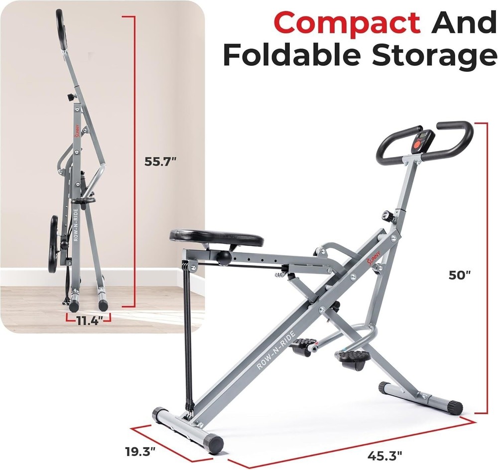 Squat Assist Trainer Foldable Exercise w/Adjustable Resistance Training Machine