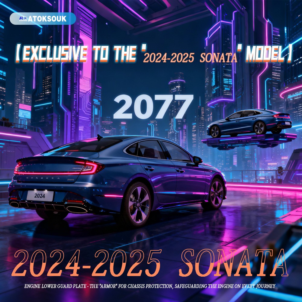 Engine Skid Plate For Hyundai Sonata 2024-2025 Splash Guard Undercarriage shield