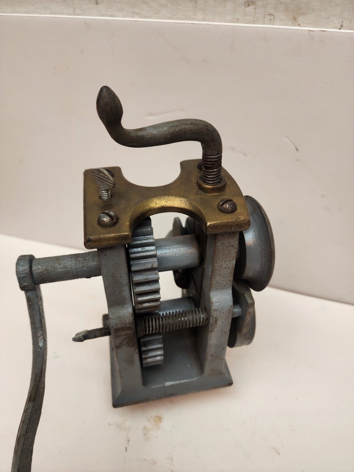 Roys & Wilcox Brass Top #6 turning Machine Sheet Metal Bead Roller Crimper Bead