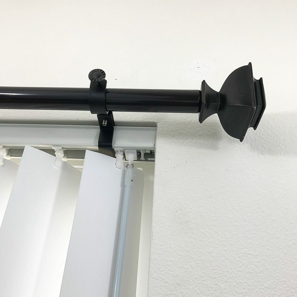 NoNo Bracket - No Drill Inside Mounted Curtain Bracket Attachment for Blinds