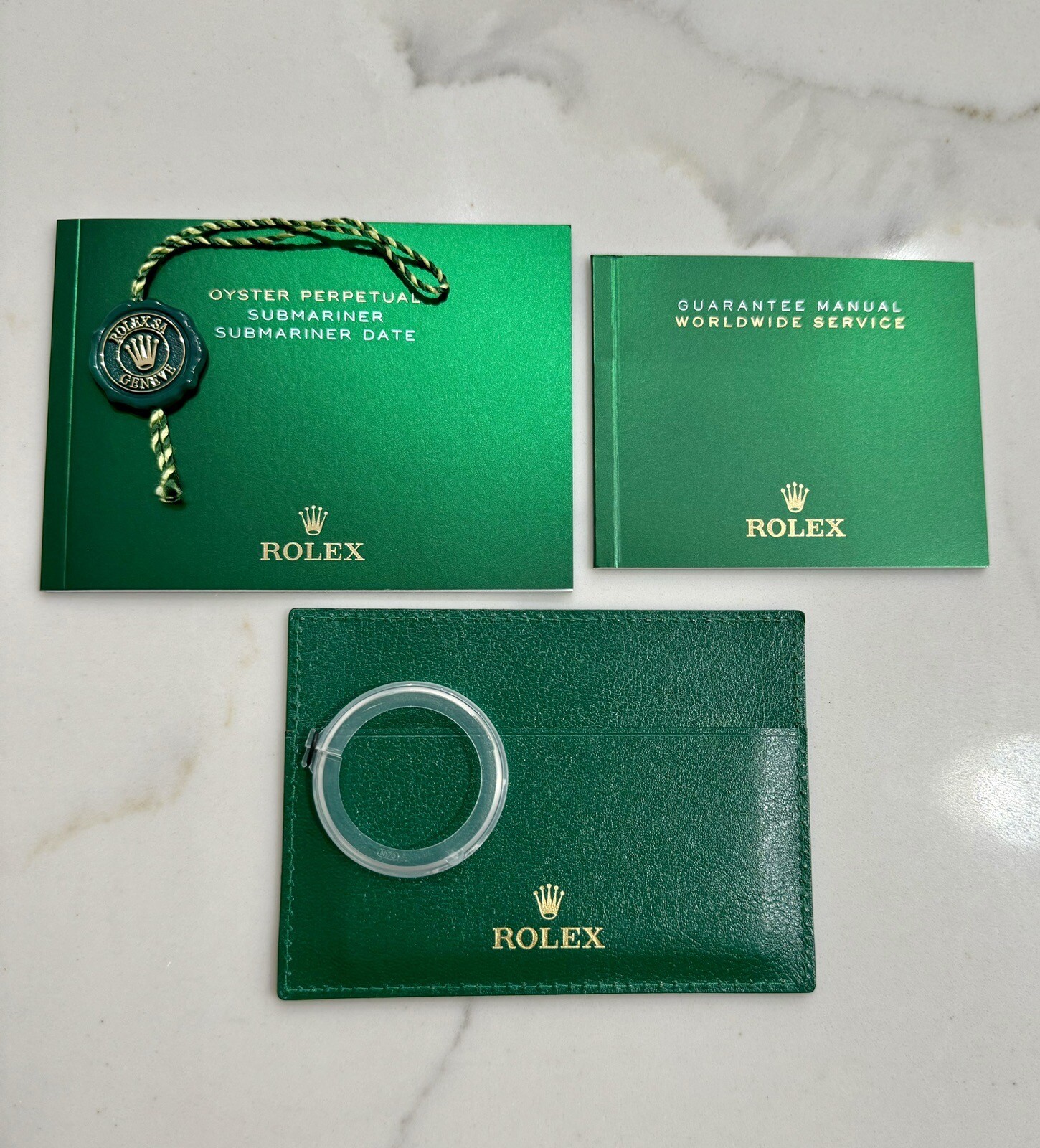 Authentic Rolex Submariner Booklets +Bezel Protector 116610 114060 116613 116618