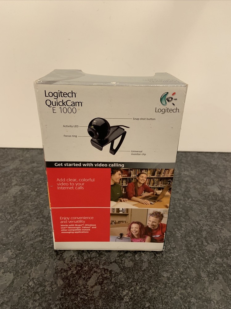 Logitech QuickCam E1000 Webcam w/ Focusing Ring and Snapshot NEW IN BOX