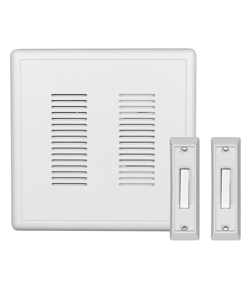 PrimeChime Plus 2 Doorbell Kit - Doorbells for Home - Includes Selectable Rin...