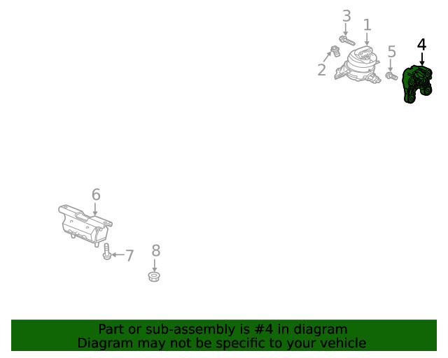 Genuine GM Mount Bracket 85126630